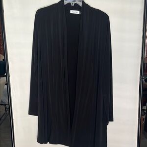 Calvin Klein Black Draped Sweater